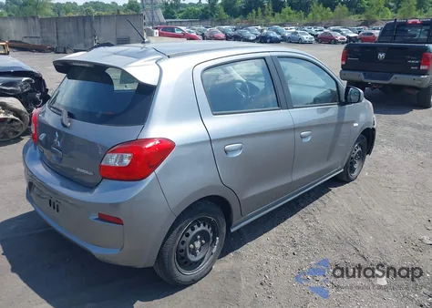 2018 Mitsubishi Mirage Es from USA, damaged, VIN ML32A3HJ5JH007570